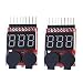 Produktbild [2 Pack] KIMILAR RC Lipo Akku Niederspannung Tester Checker 1 s-8 s Summer Alarm mit LED-Anzeige für RC Hubschrauber Quadrocopter