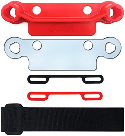 MIBOW Upgrade Version Transmitter Controller Stick Thumb Protective Clip Rocker,Red +2PCS Propeller Blade Fixed Holders Transport Protector Fixed Brackets for Dji Mavic Pro，Red and Black