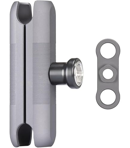 FANAUE Doppelbuchsenarm – 6,1 Cm, Kompatibel Mit RAM-Halterungen, Aus Aluminiumlegierung, Mit Diebstahlschutz