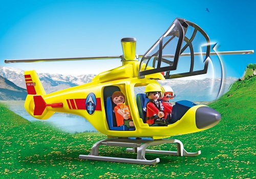 Imagen 4 de Playmobil Vida en la Montaña Helicóptero para rescate en montaña (5428)