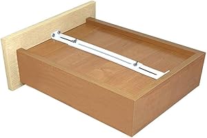 FRMSAET Kit de réparation de tiroir - Utilisé pour renforcer et réparer les tiroirs en bois/MDF/aggloméré Renfort d'armoire Quincaillerie en acier robuste Accessoires de meubles Supports. (1 paquet)