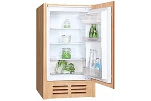 PKM Einbaukühlschrank KS130.0A++EB ohne Gefrierfach | 87x54cm | 124 Liter Nutzinhalt | Leiser Betrieb 39dB | Wechselbarer Türanschlag | Energieverbrauch 92kWh/Jahr | Weiß