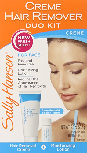 Sally Hansen Cream Hair Remover Kit for Face Upper Lip and Chin