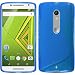 Produktbild PhoneNatic Case für Motorola Moto X Play Hülle Silikon blau S-Style + 2 Schutzfolien