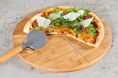 5 Stück Kesper Pizzateller, Bambus, FSC, 32 cm