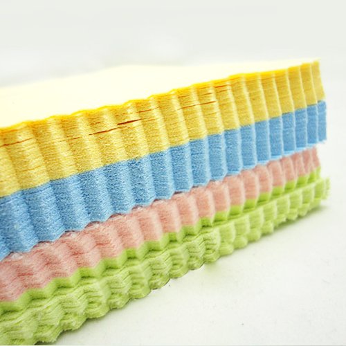 Preisvergleich Produktbild Yahee 10x Reinigungstücher Brillenputztuch Microfasertuch Displayputztuch Tuch für Handy Bildschirm Bunt