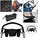 Produktbild JJOnlineStore - Universal Kinderwagen Buggy Kinderwagen Kinderwagen Cup Flaschenhalter Veranstalter Hängende Lagerung Zip-Beutel (Schwarz)