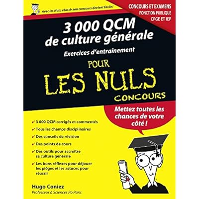 3000 Qcm De Culture Generale Concours De La Fonction Publique Pour Les Nuls Pdf Download Lucrezia