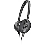 Sennheiser HD 100 Leichter, Faltbarer On-Ear-Kopfhörer ̶̶ schwarz, One Size