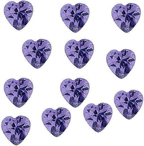 June Birthstone Crystal Heart - 5mm floating charm will fit Living memory lockets and Origami Owl style lockets