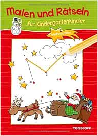 Malen Und Ratseln Fur Kindergartenkinder Weihnachten Suchen Zahlen Zuordnen Verbinden Fur Kinder Ab 3 Jahren Ratsel Spass Spiele Amazon De Schwendemann Nadja Bucher