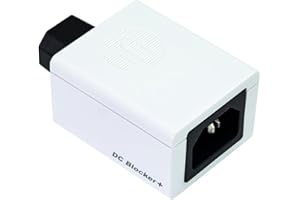iFi SilentPower | DC Blocker+ | Connecteur IEC, Bloque Tout décalage CC, améliore la qualité de l'électricité CA pour Vos Aystems Audio et AV, élimine Le bourdonnement du transformateur.