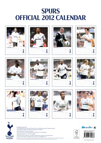 Official Tottenham Hotspur FC Calendar 2012