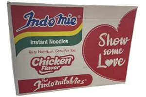 INDOMIE - Fideos Instantáneos con Pollo, Pack de 40 (40 X 70 GR)