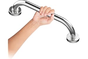Howdah Agarraderas Baño Para Mayores 30 CM Barra de Agarre de Acero Inoxidable Cromado para el Baño, Asa de Ducha, Asa de Baño, Barras de Agarre Para el Baño