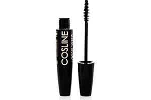 COSLINE Mascara Black Wonderlash Nr. 93, Farbe: Schwarz, wischfest, für Volumen, Schwung und Verlängerung