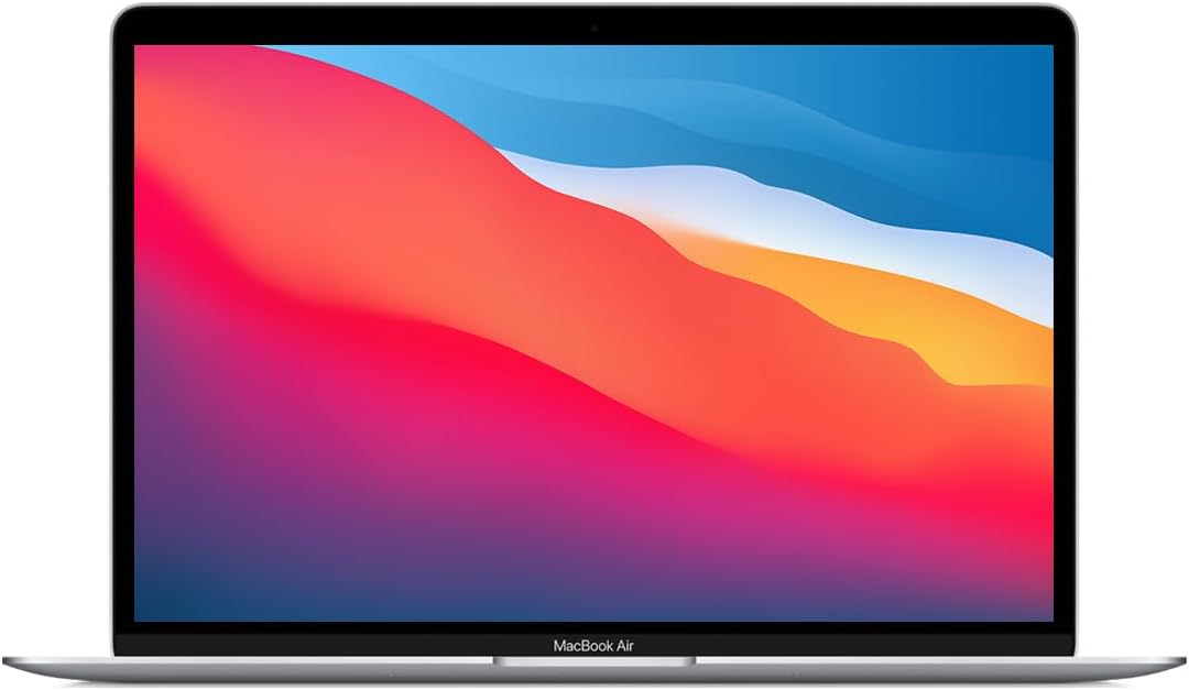 2020 Apple MacBook Air con Apple M1 (13-pulgadas, 8GB RAM, 256GB SSD) (QWERTY Inglés) Plata (Reacondicionado)