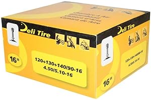 DELI TIRE DELI (MotorisÃ)©) Chambre A AIR 16'' 120-90-16 A 140-90-16, 4.50 A 5.10-16 Deli Valve TR4