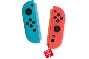 M MARIE MADELEINE EMPORIUM MMEGaming Funda Compatible con Joy-con Switch 2, Silicona Antideslizante, Corte Preciso y Suave al Tacto, Protección para Mando Switch 2, Accesorios Switch 2 (Rojo-Azul)