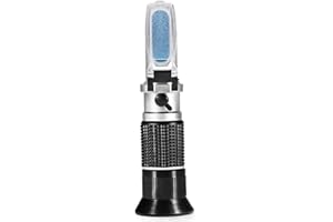 0-90% Brix Meter Refractometer,V·RESOURCING Portable Hand Held Sugar Content Measurement for Sugar, Food, Fruit, Beverages Honey