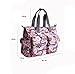 My Share Mall Original Floral Designer Diaper Tote Bags(Rose Red)