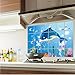 Produktbild Jasonding  60X90 Cm / 24X36In Küche Ölbeständig Wandaufkleber Unterwasser Dolphins Fliesen Wand Dekor Aufkleber Diy Selbstklebend Wohnkultur