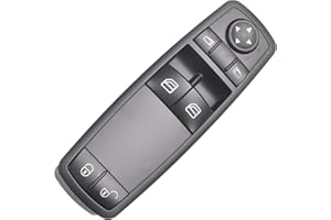 LEDFEWAG Interruttori a pulsante Alzacristalli per auto A1698206410 Compatibile per Classe A W169 Classe B W245