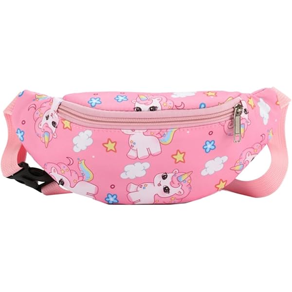 Marsupio Unicorno Impermeabile Per Bambini - 26x9x5 Cm, Tema Fumetto, Per Outdoor E Scuola - Foto 8