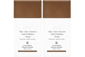 HEYCE Anti-Pollution Bronzing Drops with Peptides, Anti-Pollution Sunshine Drops, Bronzer Drops, Fake Tan Peptide Serums, Skincare Essence Facial Tanning Drops, Creates A Bronzed Glow