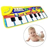 Esta estera de aprendizaje musical es un juguete seguro y divertido, es dar al bebé un mundo fascinante de la cognición y la percepción.