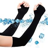 proteccion para antebrazo ❄️UPF 50+ Protección UV. Los tejidos suaves de calidad superior ( 90% fibras de algodón, 10%Spandex ). Más fibra de algodón, por lo que este es más fresco