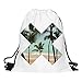 Produktbild Beutel X Beach Print Aufdruck Beutel Strand Sand Palmen Full Print All Over Turnbeutel Sack Kordelsack Loomiloo BXB