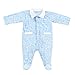Price comparison product image Fendi Baby Boys' Footie Turquoise Cielo/Bianco