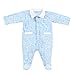 Price comparison product image Fendi Baby Boys' Footie Turquoise Cielo/Bianco