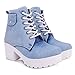 KRAFTER Women Boots Denim Blue