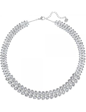 Swarovski Damen-Collier Baron All-Around Halskette Versilbert Kristall transparent 38.0 cm - 5117678