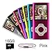 Produktbild Ueleknight MP3/MP4-Player mit Einer 16G Micro SD-Karte, Portable Digital Music Player Auch als Sprachaufzeichnung/FM-Radio/Video / E-Book-Reader, 1,8 Zoll LCD-Bildschirm Economic MP3 Player-Rosa
