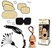 Auto Pearl - Combo Of - Mobix Car Charger , Chipkoo Sun Shade Curtain Beige Set of 6 And 8ml Car/Home/Office Hanging Air Freshener RS.1137.00