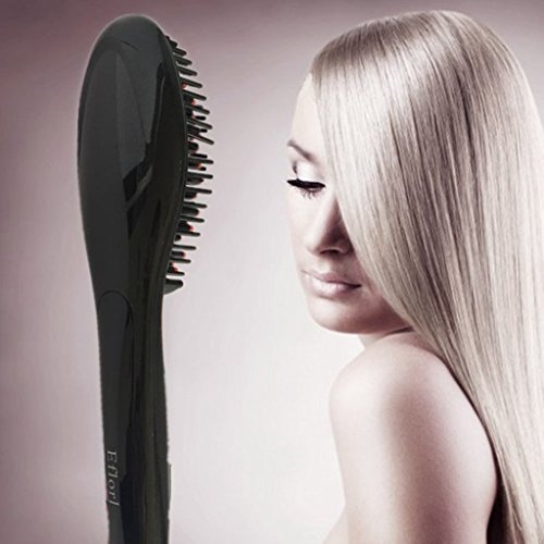 Efloral Brush Hair Straightener ,Detangling Hair Brush for Faster, Instant Magic Silky Straight Hair Styling,zero Damage, Anion Hair Care, Anti Scald, Massage Straightening Irons