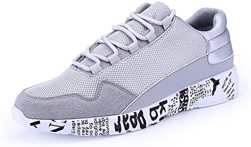 Mens Trainers Sports Shoes Athletic Running Casual Graffito Footwear Black White White 41