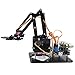 Produktbild VIDOO DIY 4Dof Roboterarm 4 Achsen Acryl Drehender Mechanischer Roboterarmmit Arduino UNO R3 4Pcs Servo