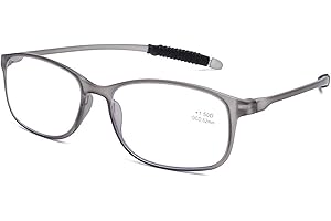 DOOViC Lightweight Reading Glasses Blue Light Blocking Flexible Tr90 Frame TR259
