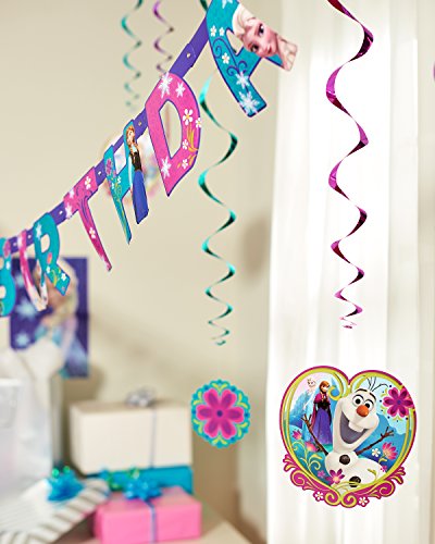 Disney Frozen (Eiskönigin) Party Dekoration zum Aufhängen 12 teilig - 3