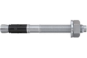 fischer Bolzenanker FAZ II 10/50 gvz, Schwerlastanker mit hoher Tragfähigkeit, Ankerbolzen für Befestigungen schwerer Lasten und Stahlkonstruktionen, Seismik- & ETA-Zulassung