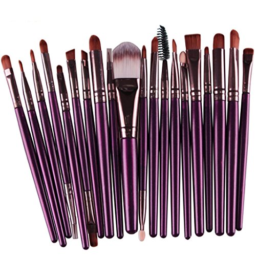 Malloom® 20pcs/set Make-up Toiletry Kit Wool (Purple)
