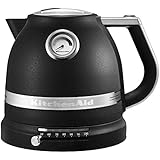 KitchenAid 5KEK1522EBK 1.5L Negro 2400W - Tetera eléctrica (Corriente alterna, 50/60 Hz)
