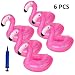 Produktbild BigLion 6 Stück Flamingo Aufblasbare Getränkehalter Flaschenhalter Badespielzeug Schwimmender Getränk Getränkehalter Sommer Strand Pool Untersetzer Deko Liefern Wasser Spaß