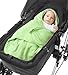 Wallaboo Baby Blanket Coco - For Car seat and Travel - 100% Pure Cotton - 90 X70 cm - For Babies from Newborn - Green