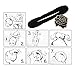 Domire Lady Girl's Hair Twist Sponge Clip Hair Styling Braid Holder