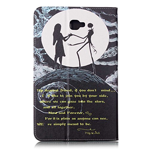 Romtronic Cute Colorful Flip Tasche PU Leder Abdeckung Stand Schutzhülle für Samsung Galaxy Tab A6 10.1 Pouces SM-T580 / SM-T585 + 1 x Schwarz Stylus (Design 08) - 3